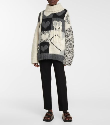 Pull intarsia en laine mélangée - Joseph - Modalova