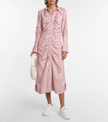 Ganni Robe chemise à sequins - Ganni - Modalova