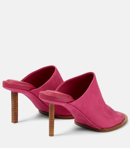 Mules Rond Carré asymétriques en daim - Jacquemus - Modalova