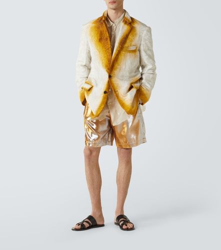 Dries Van Noten Short métallisé - Dries Van Noten - Modalova