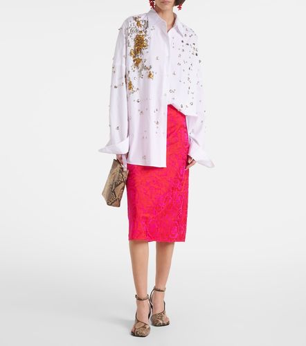 Jupe crayon imprimée - Dries Van Noten - Modalova