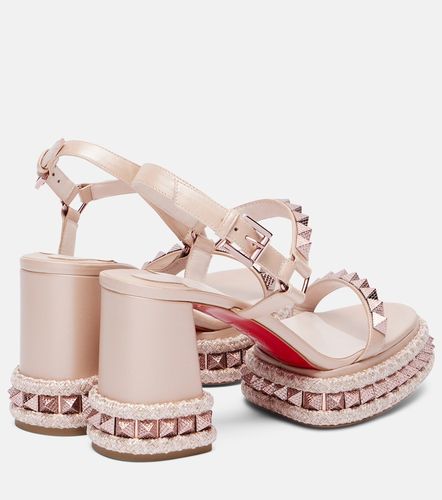 Sandales Superaclou 85 à plateau en cuir - Christian Louboutin - Modalova