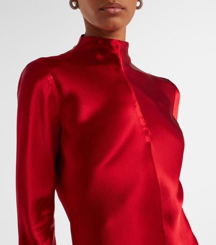Fforme Robe longue Mila en satin - Fforme - Modalova