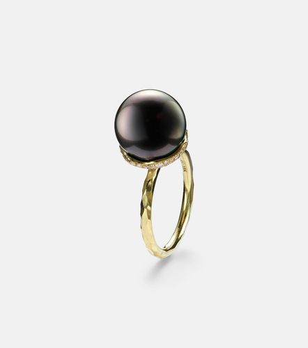 Bague Orb en or 18 ct, perles et diamants - Octavia Elizabeth - Modalova
