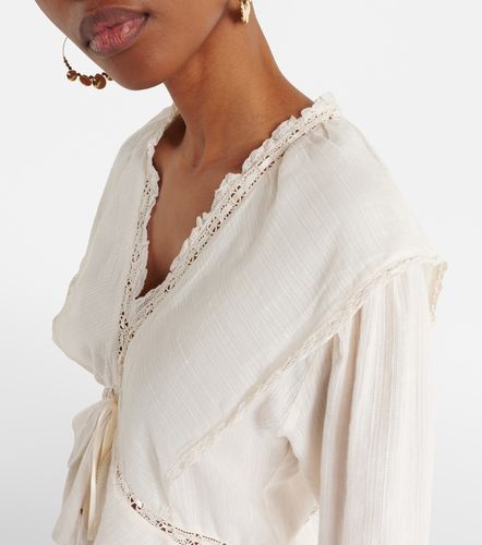 Top Damienne en coton et lin mélangés - Marant Etoile - Modalova