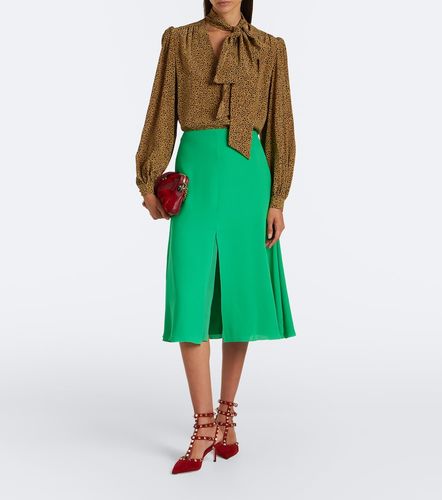 Valentino Jupe midi en soie - Valentino - Modalova