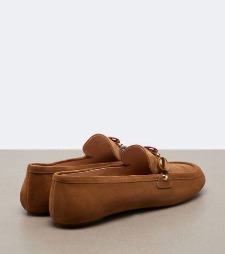 Mocassins en daim à ornements - Gianvito Rossi - Modalova