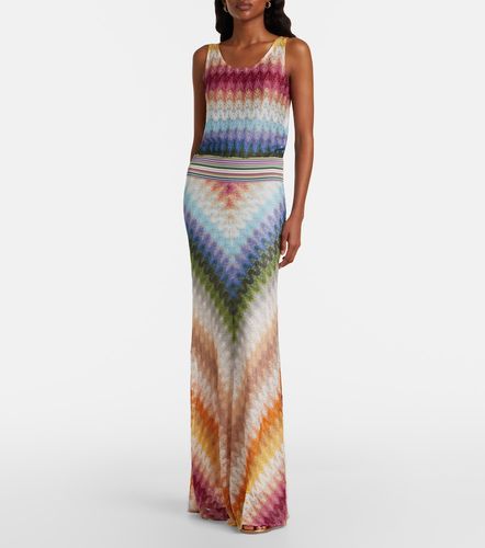 Missoni jupe longue en maille - Missoni - Modalova
