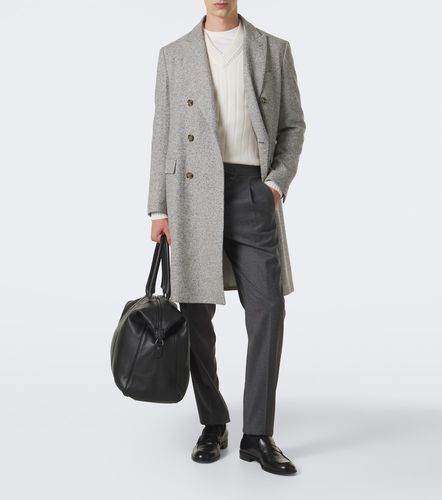 Pantalon ajusté en laine mélangée - Lardini - Modalova