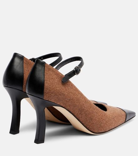 Escarpins Semele 90 en tweed - Manolo Blahnik - Modalova