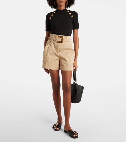 Balmain Short en gabardine de coton - Balmain - Modalova