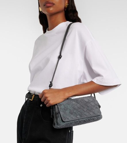 Sac à bandoulière Notturno Intrecciato en daim - Bottega Veneta - Modalova
