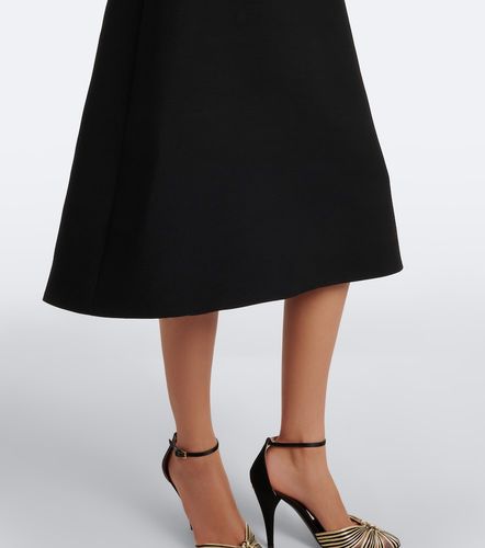 Robe midi en Crêpe Couture à ornements - Valentino - Modalova
