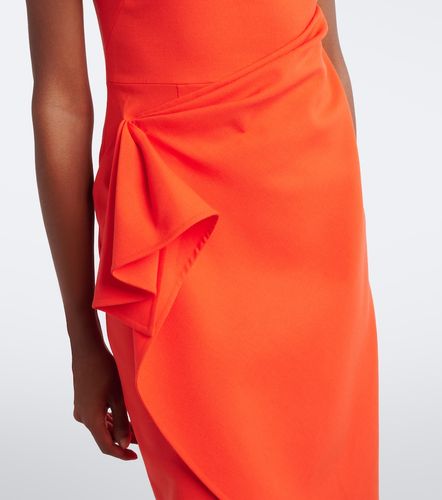Robe midi en laine mélangée - Oscar de la Renta - Modalova
