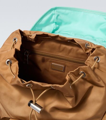 Sac à dos Large en Re-nylon et cuir Saffiano - Prada - Modalova