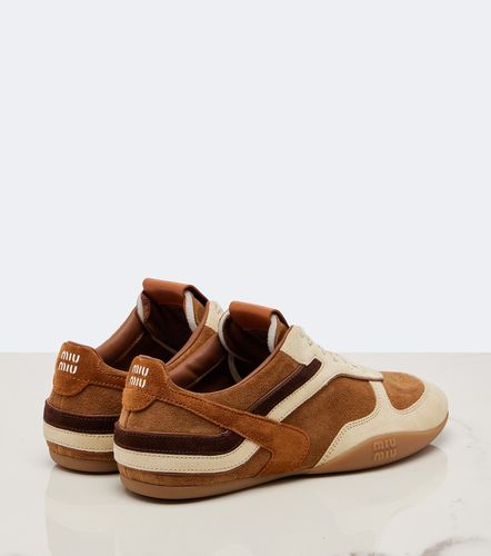 Miu Miu Baskets Gymnasium en daim - Miu Miu - Modalova