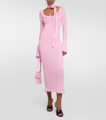 Blumarine Robe midi en laine - Blumarine - Modalova