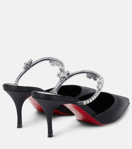 Mules Planet Queen 70 en satin - Christian Louboutin - Modalova