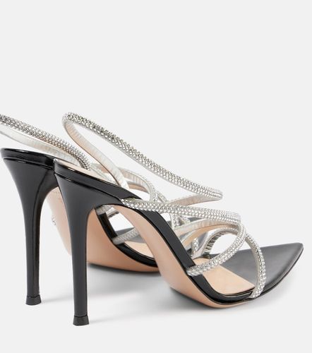 Sandales Ettie en cuir à cristaux - Gianvito Rossi - Modalova