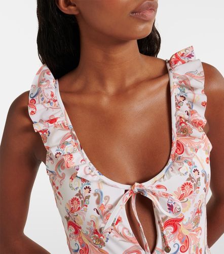 Maillot de bain à imprimé paisley et volants - Etro - Modalova
