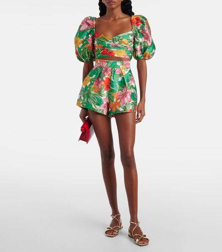 Alémais Short Amelia imprimé à taille haute - Alemais - Modalova