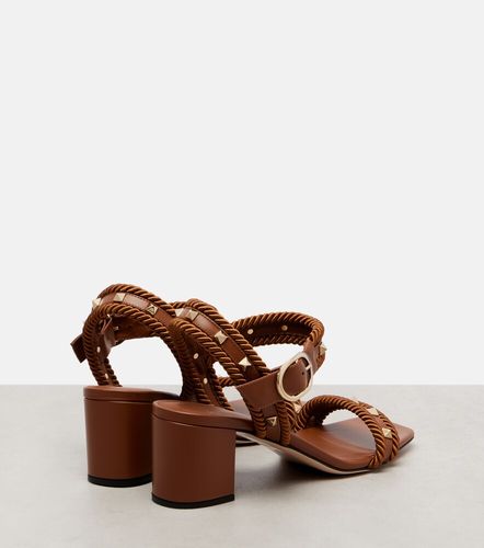 Sandales Rockstud Torchon 60 en cuir - Valentino Garavani - Modalova