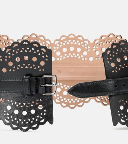 Alaïa Ceinture en cuir à découpes - Alaia - Modalova