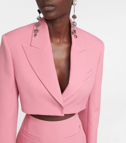 Blazer raccourci en crêpe - Blumarine - Modalova