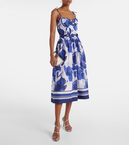 Robe midi Paros en coton à fleurs - Rebecca Vallance - Modalova