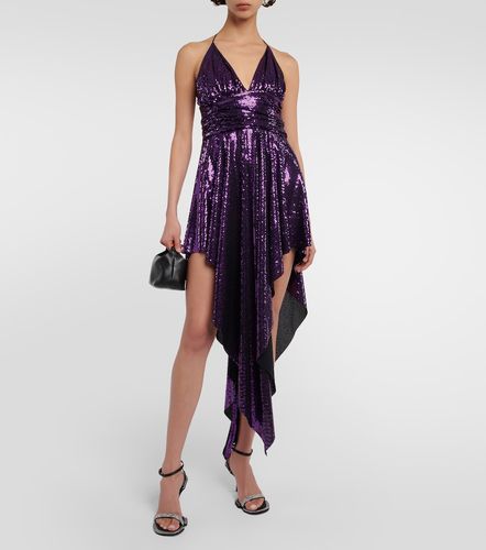 Robe midi asymétrique à sequins - Alexandre Vauthier - Modalova