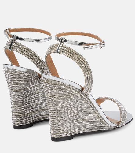 Sandales compensées Wow Crystal 95 - Aquazzura - Modalova