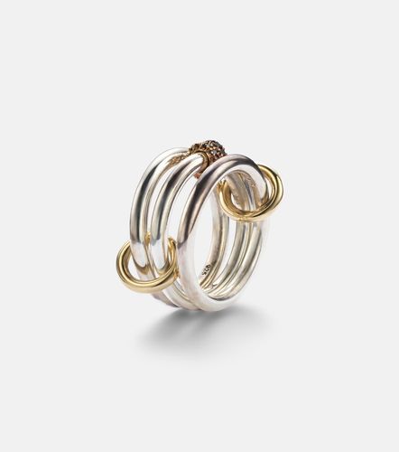 Bague Dion SG en argent sterling et diamants noirs - Spinelli Kilcollin - Modalova