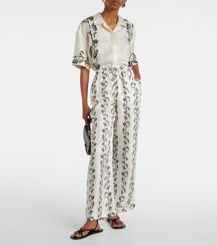 Pantalon ample Aurelia en soie - Asceno - Modalova