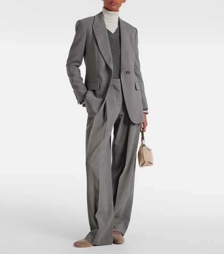 Pantalon ample en laine - Brunello Cucinelli - Modalova