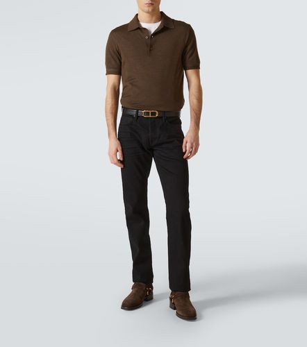 Tom Ford Jean straight à logo - Tom Ford - Modalova