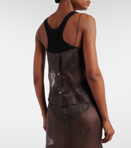 Caraco Carmen en soie - Calvin Klein Collection - Modalova