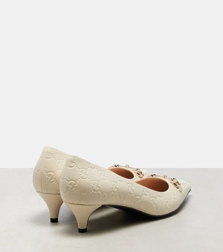 Escarpins Erin GG Horsebit en cuir - Gucci - Modalova