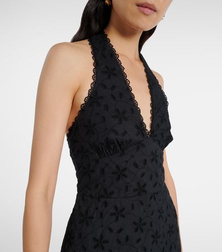 Robe midi Salma brodée en coton - Posse - Modalova
