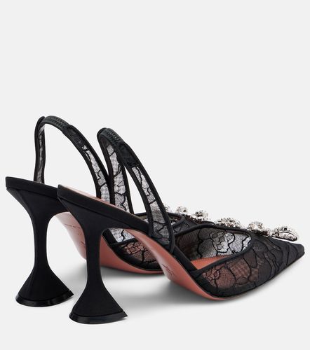 Escarpins slingback Rosie en dentelle - Amina Muaddi - Modalova