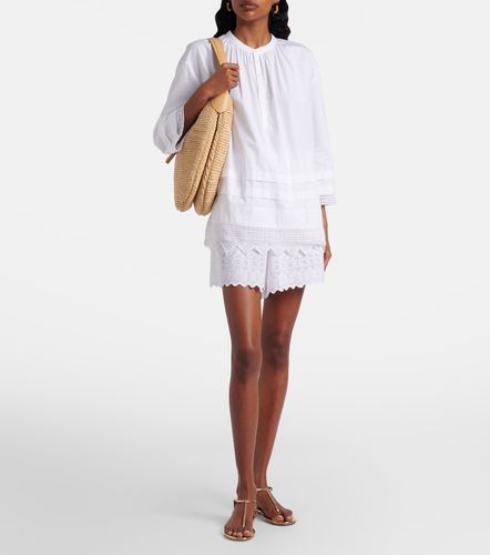 Short en coton à broderies anglaises - Polo Ralph Lauren - Modalova