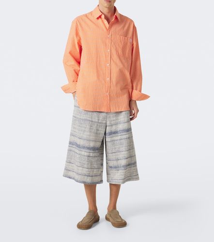 Chemise en coton mélangé à carreaux - Loewe - Modalova
