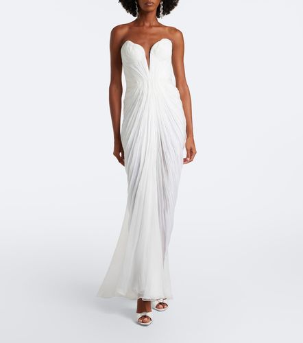 Robe longue bustier Cecilia en soie - Maria Lucia Hohan - Modalova