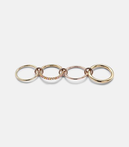 Bague Nimbus en or et or rose 18 ct, saphirs et diamants - Spinelli Kilcollin - Modalova