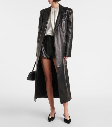 Manteau croisé en cuir - Magda Butrym - Modalova