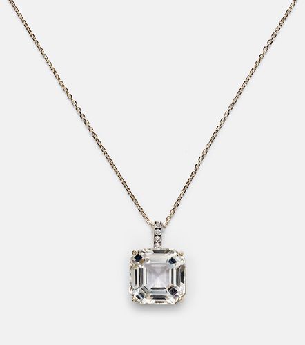 Collier en or 14 ct, topaze et diamants - Mateo - Modalova