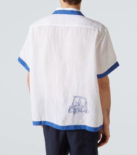 Chemise Club Champion en lin à broderies - Bode - Modalova