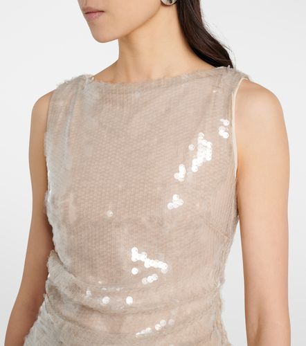 Staud Top Eton à sequins - Staud - Modalova