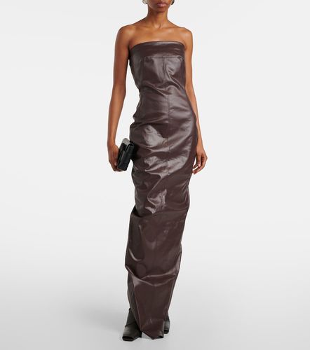 Robe longue bustier en jean - Rick Owens - Modalova