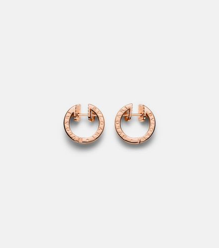 Boucles d'oreilles B.zero1 en or rose 18 ct et diamants - Bvlgari - Modalova