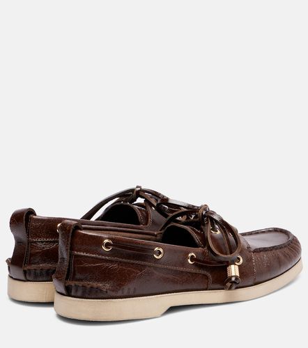 Chaussures bateau en cuir - Golden Goose - Modalova